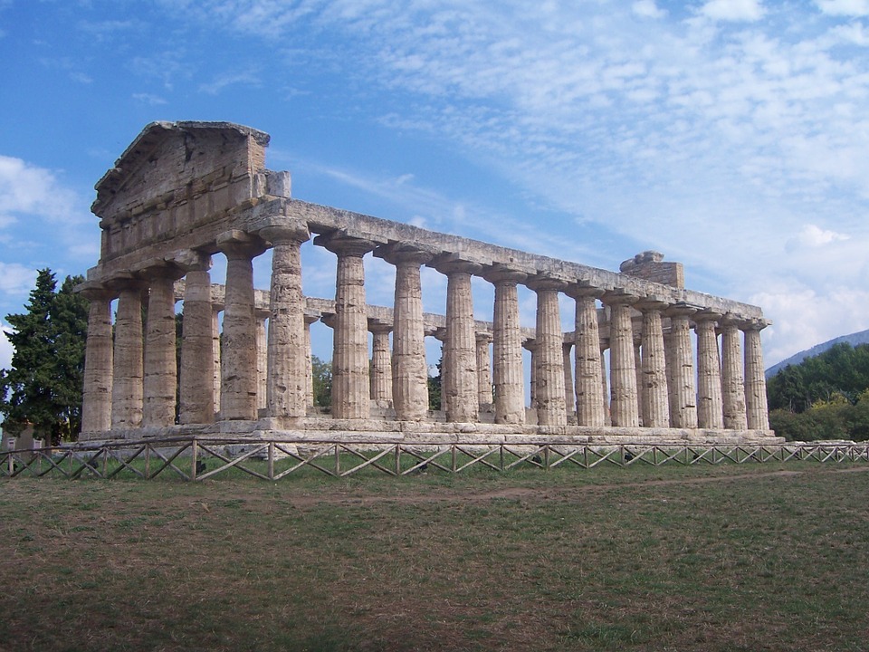 italy, pompeii, columnar