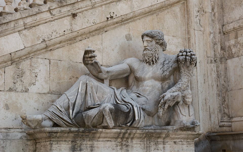 rome, statue, capitol square