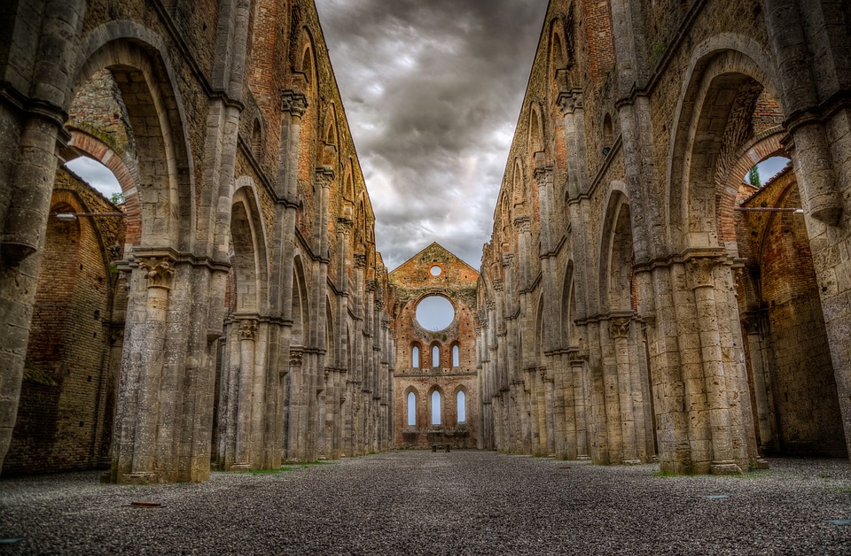 san galgano, abbey, ruins