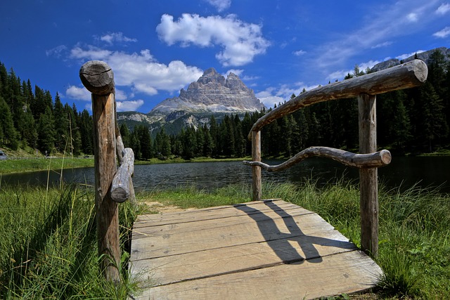 bridge, south tyrol, dolomite, tourism, nature, italian, mountain