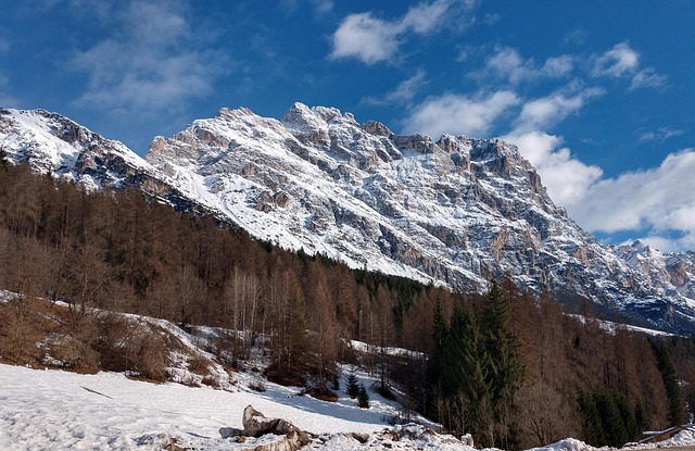 cortina, d'ampezzo, ski, olympiad, mountains, snow, christmas, italy, trees, nature, heaven, dolomites