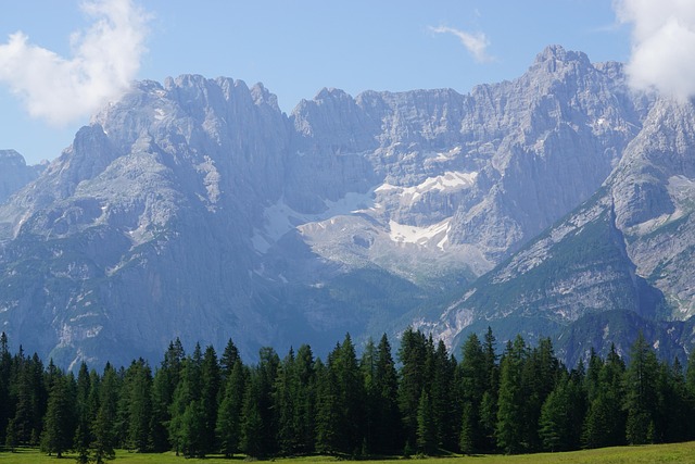dolomites, forest, nature, landscape