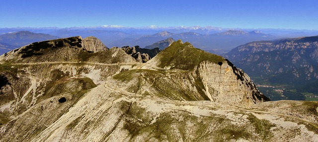 mountain, green, panorama, sky, nature, italy, small dolomites