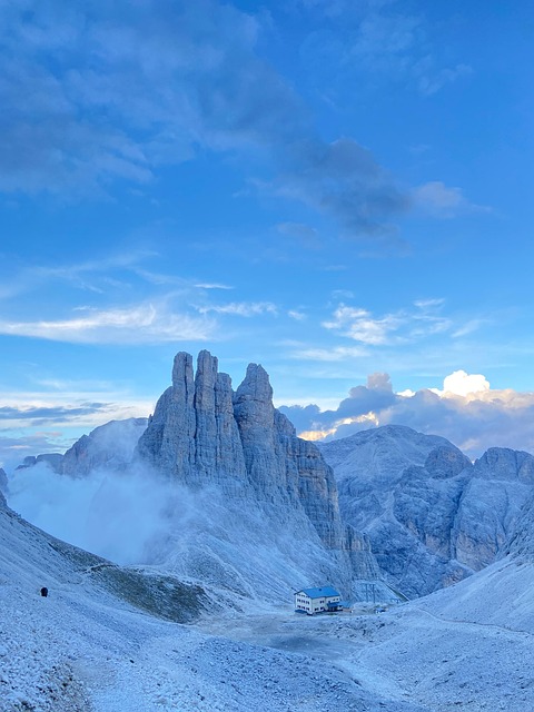mountains, dolomites, italy, alps, nature, landscape