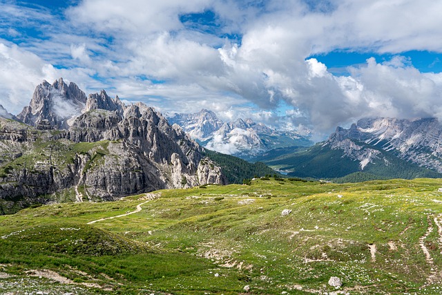 mountains, rocks, dolomites, alps, nature, landscape