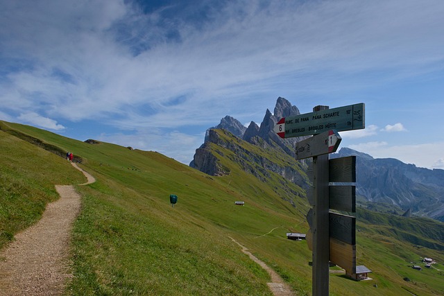 val gardena, mountains, alps, landscape, nature, clouds, sky, alpine, scenic, seceda, dolomites